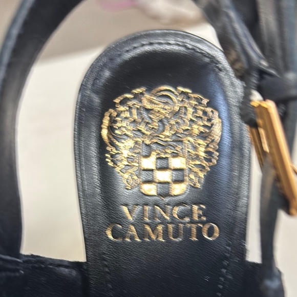 Vince Camuto Black and Brown Women's Platform Heels - Picture 3 of 5